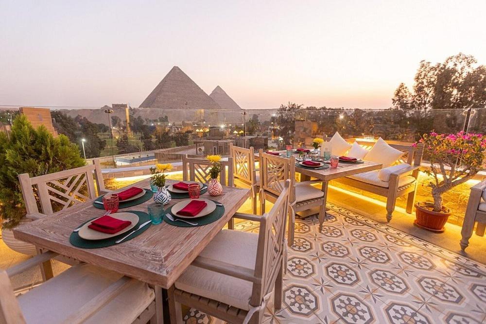 Elite Pyramids Boutique Hotel Kafrat al Jabal Luaran gambar